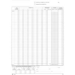 Registro Corrispettivi per dettaglianti flex - blocco di 12/12 copie  29,7x21,5 cm - SE168512C00