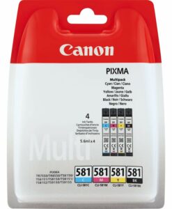 Canon CLI-581 Multipack - cartuccia d'inchiostro Nero Ciano Magenta Giallo - 5,6 ml