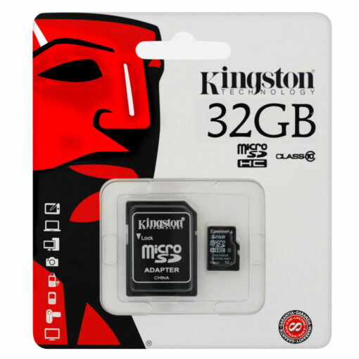 Kingston SDCS 32GB Canvas Select Scheda MicroSD 32 GB Velocità UHS I di Classe 10 fino a 80 MB s in Lettura con Adattatore SD