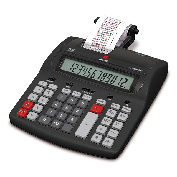 calcolatrice summa 303 olivetti